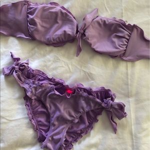 Victoria’s Secret Swim Bandeau Bikini Top + Bottom